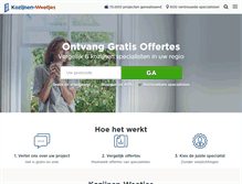 Tablet Screenshot of kozijnen-weetjes.nl